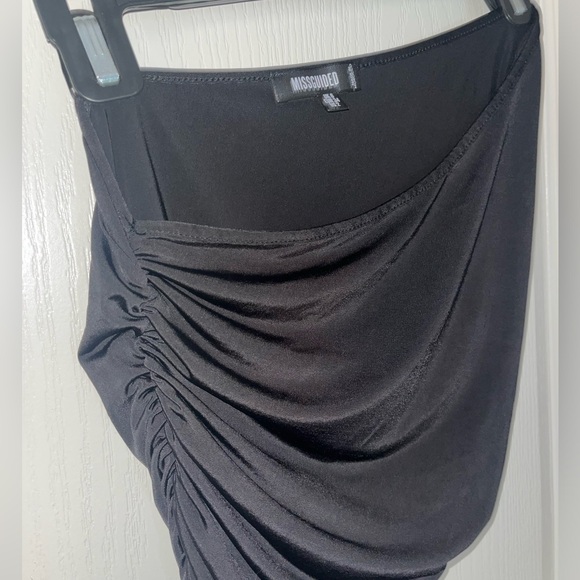 One-Shoulder MISSGUIDED Ruched Bodysuit - Picture 2 of 3